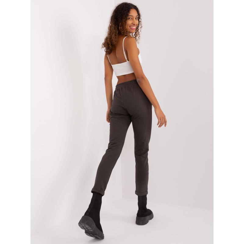 Dámské tepláky s vysokým pasem APRILIA khaki