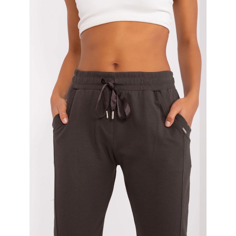 Dámské tepláky s vysokým pasem APRILIA khaki