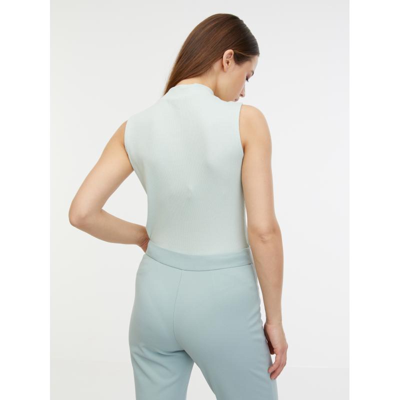 Mentolové dámské basic tílko