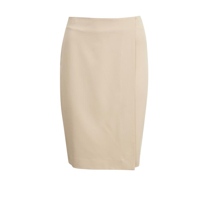 Béžová dámská pouzdrová sukně
