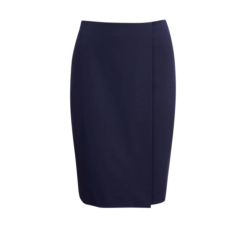 Sötétkék női ujjatlan szoknya