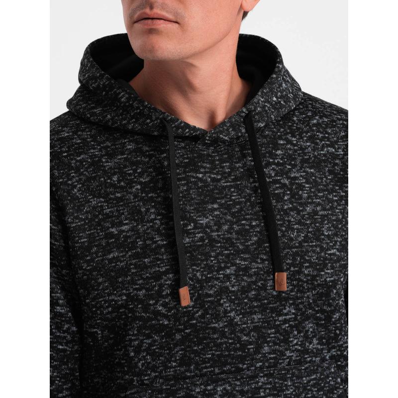 Pánská mikina s kapucí V2 OM-SSNZ-0147 tmavě šedá