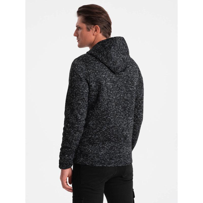 Pánská mikina s kapucí V2 OM-SSNZ-0147 tmavě šedá