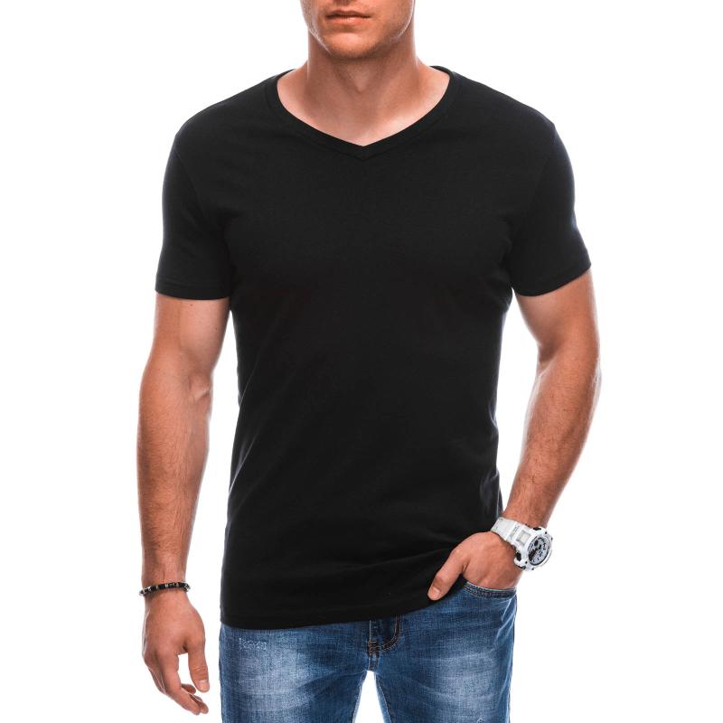 Pánske tričko s výstrihom do V EM-TSBS-0101 black