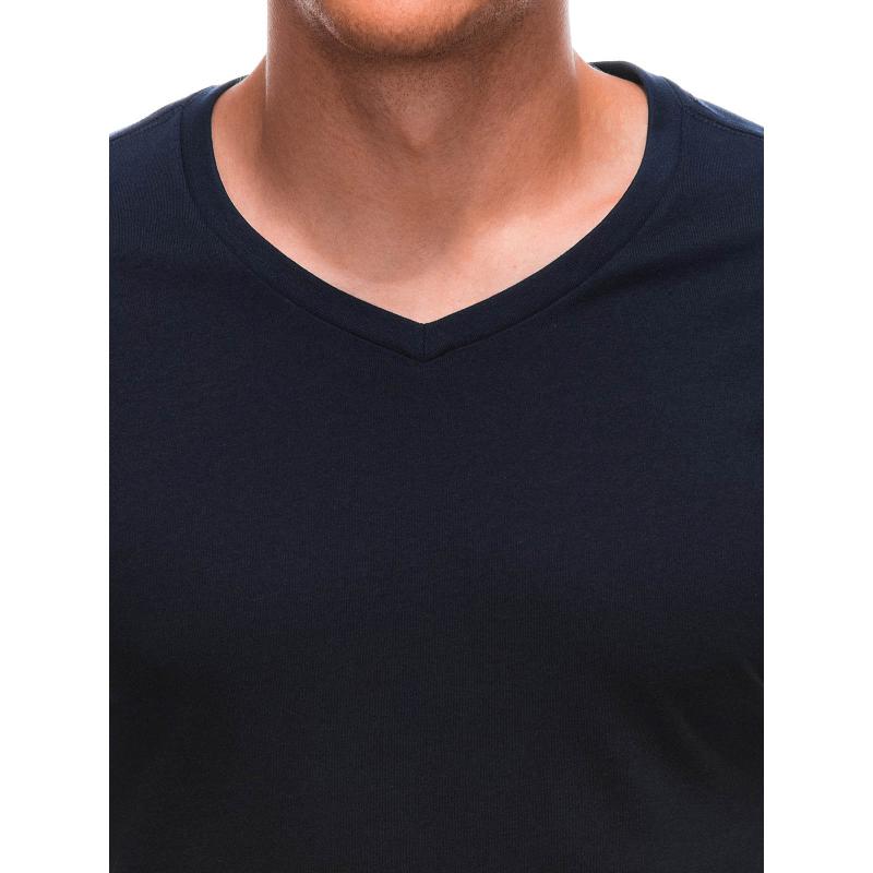 Férfi V-nyakú póló EM-TSBS-0101 sötétkék