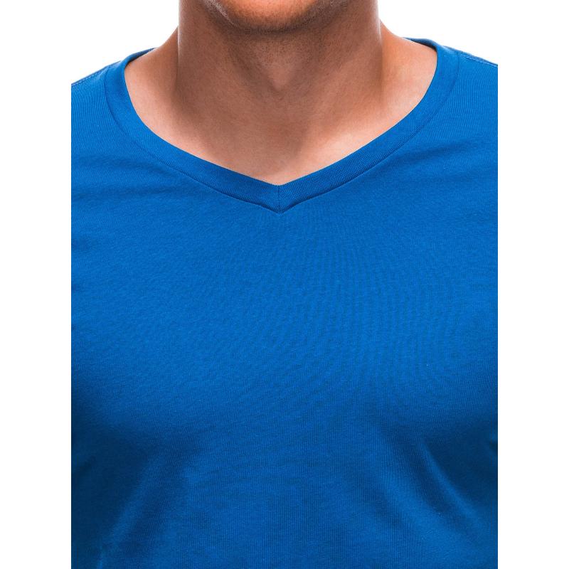 Férfi V-nyakú póló EM-TSBS-0101 kék