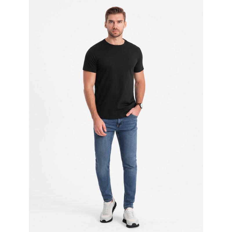 Pánské bavlněné tričko Classic BASIC V1 OM-TSBS-0146 černé 