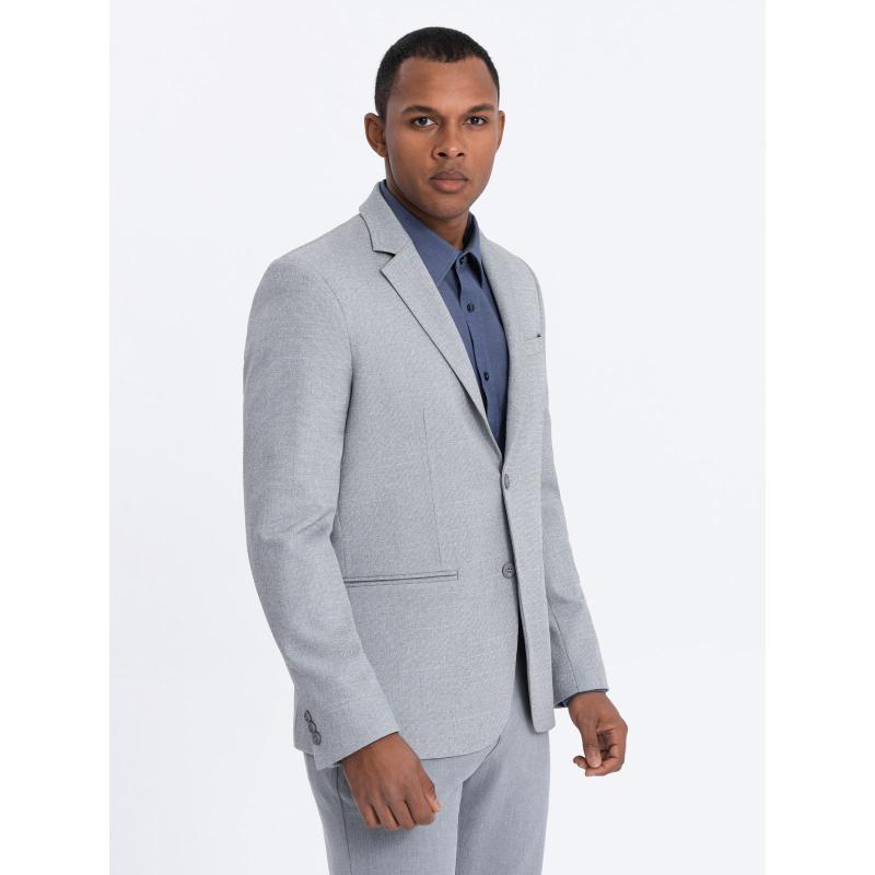 Férfi zakó díszgombokkal REFA szürke