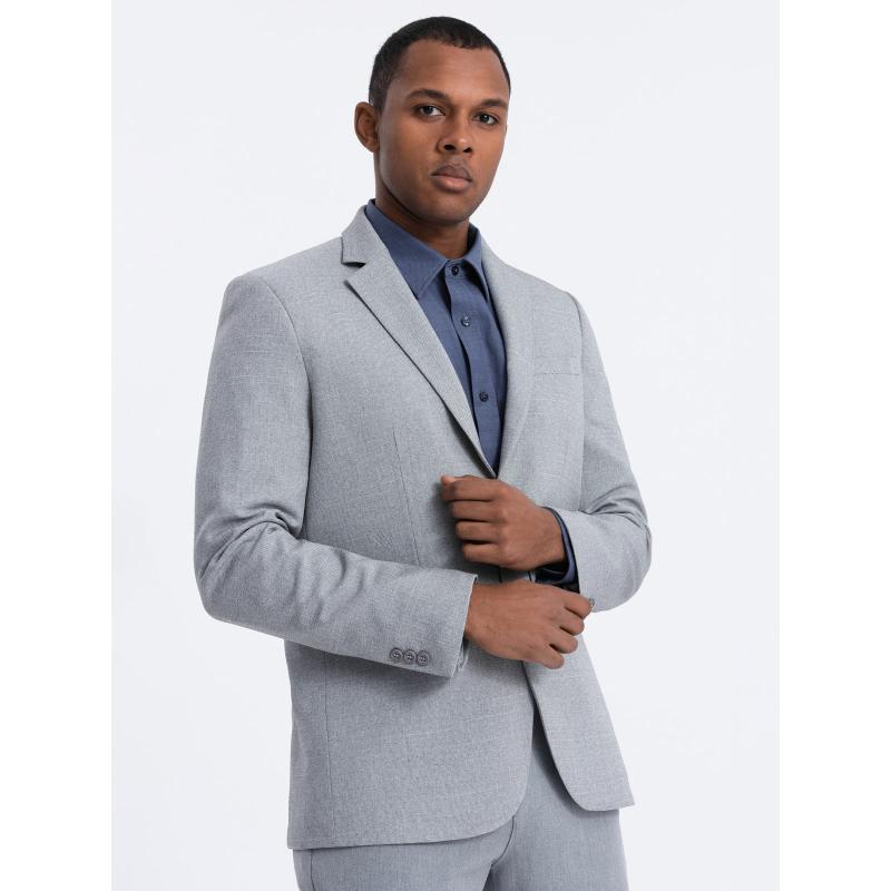 Férfi zakó díszgombokkal REFA szürke