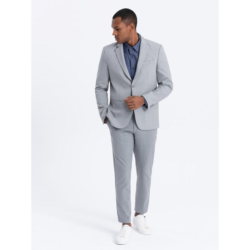 Férfi zakó díszgombokkal REFA szürke