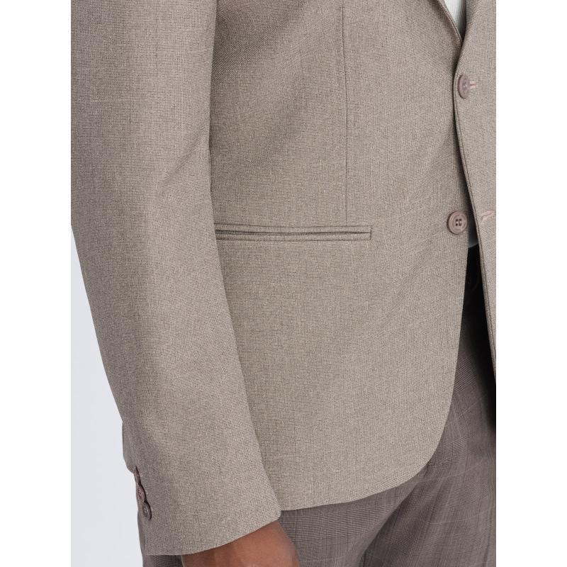 Pánske sako s ozdobnými gombíkmi REFA béžová