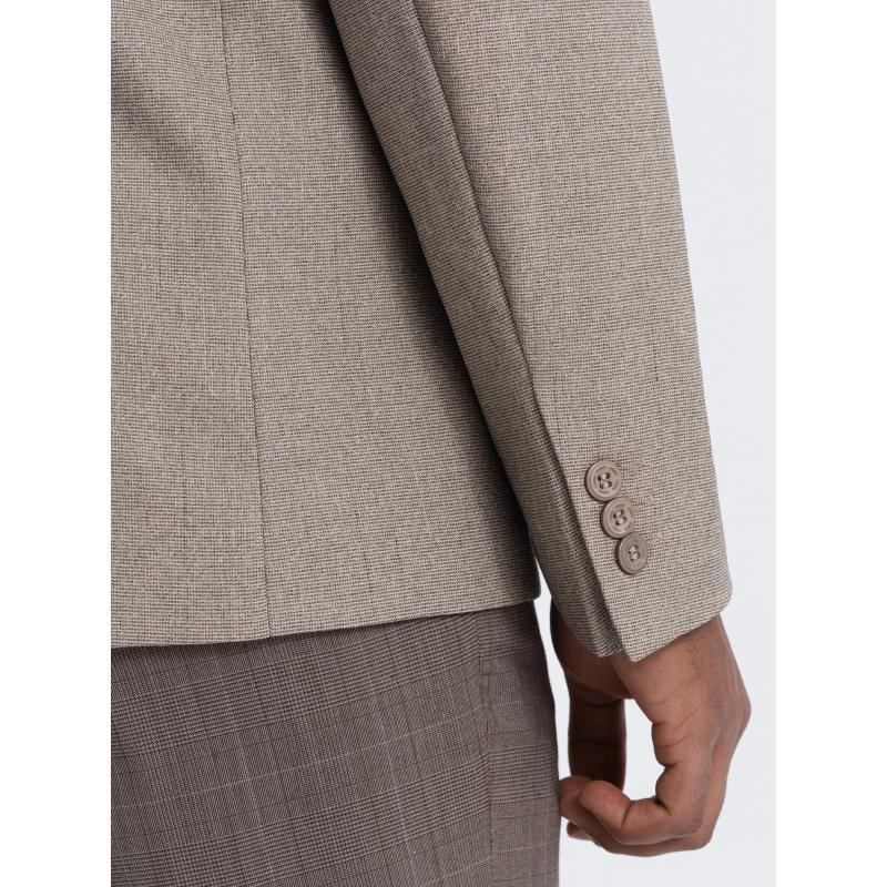 Pánske sako s ozdobnými gombíkmi REFA béžová