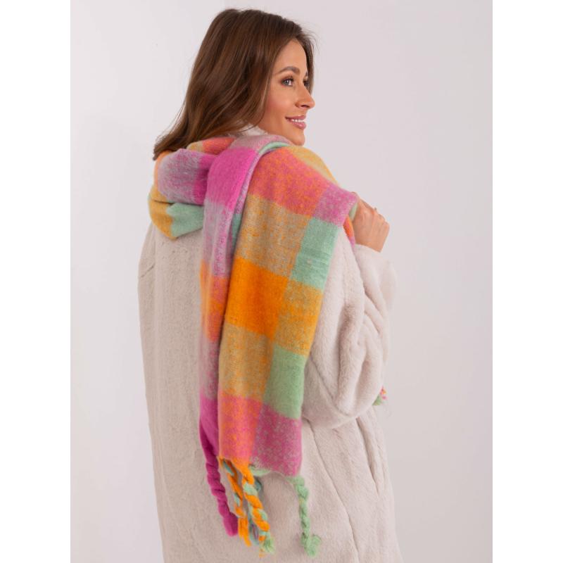 Női sál KEL rózsaszín és menta