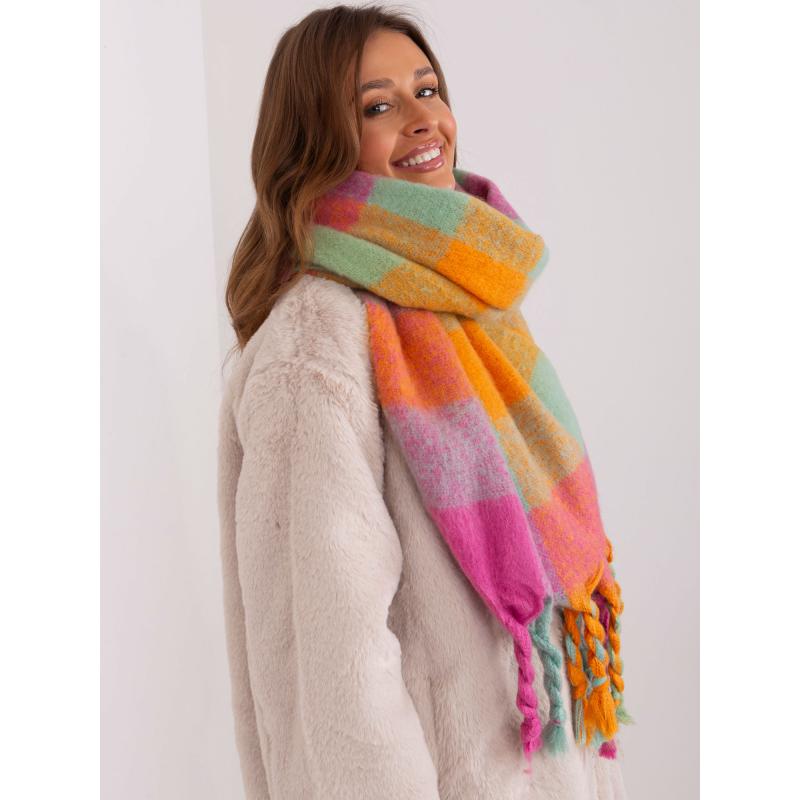 Női sál KEL rózsaszín és menta