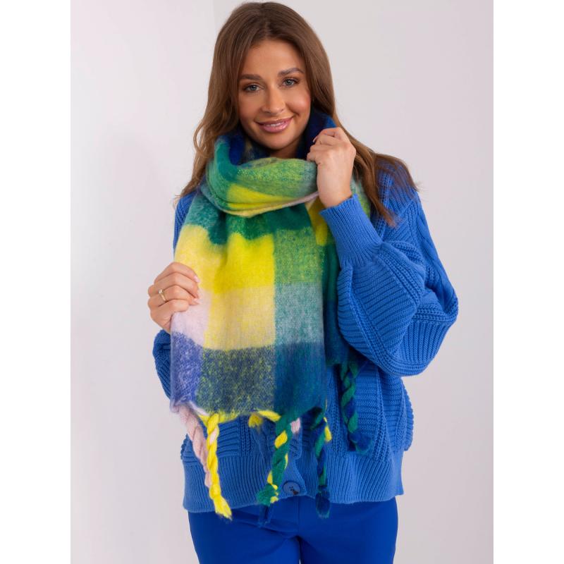 Női sál OVA kobalt sárga