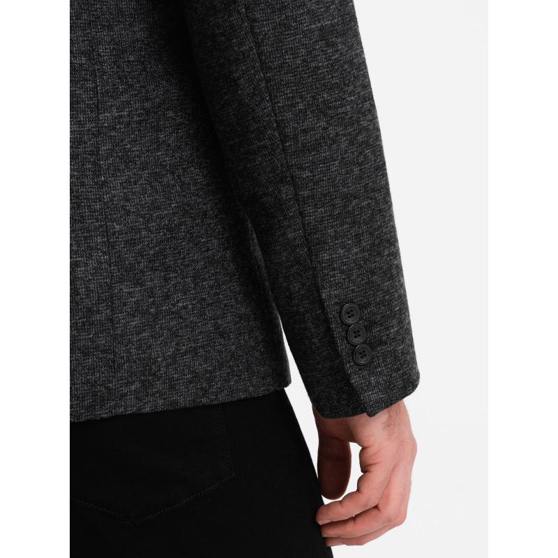 Pánska bunda na voľný čas V2 OM-BLZB-0120 grafitovo modrá