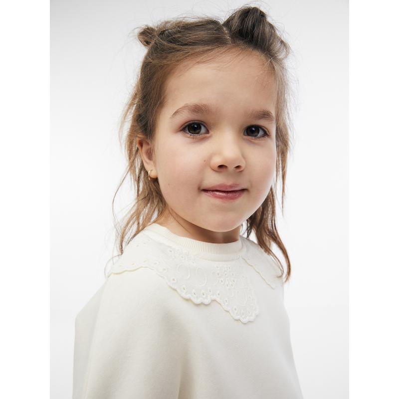 Krémová holčičí mikina