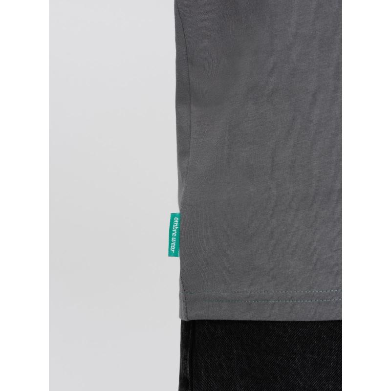 Pánske bavlnené tričko V1 OM-TSCT-0151 sivé