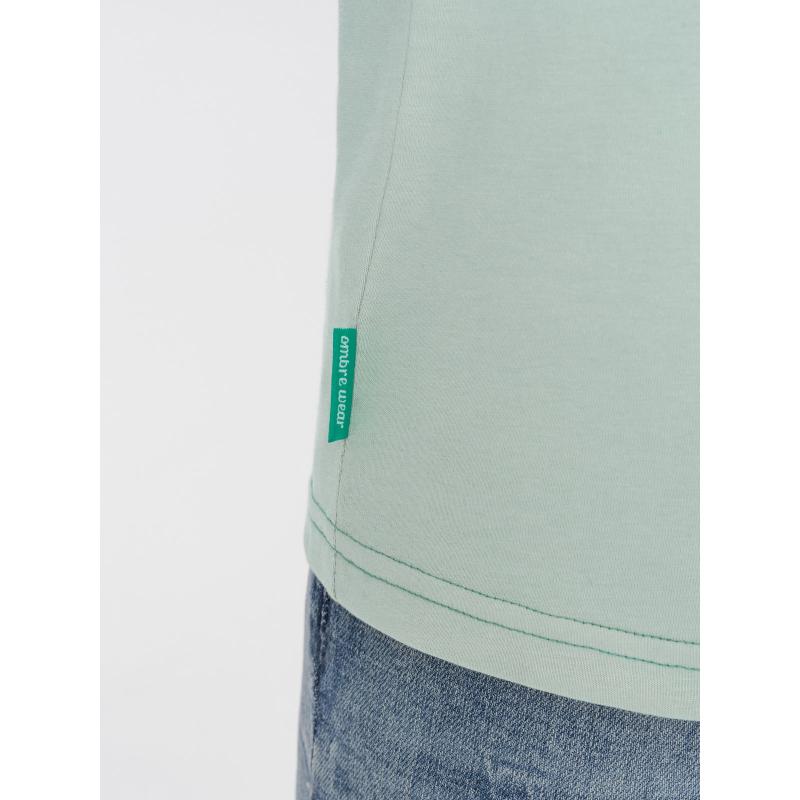 Pánské bavlněné tričko V4 OM-TSCT-0151 mátové 