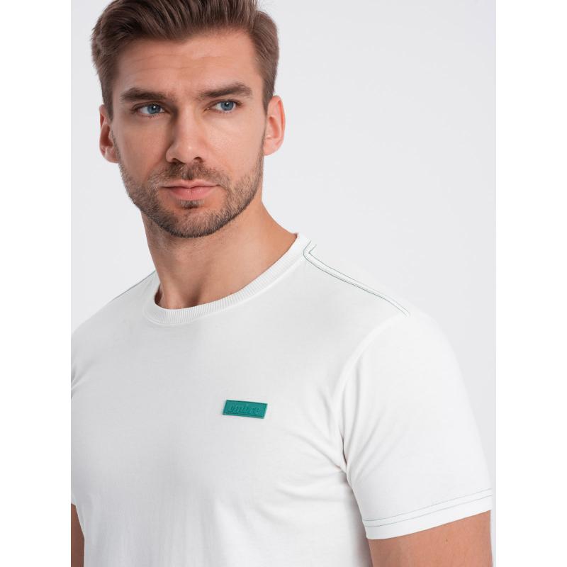 Pánské bavlněné tričko V5 OM-TSCT-0151 bílé 