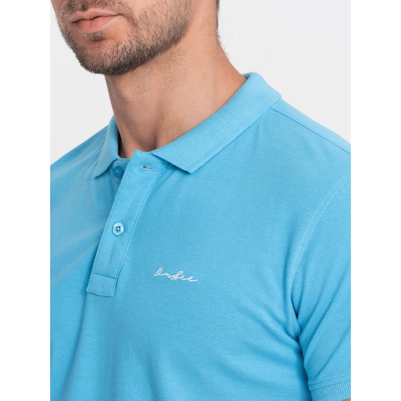 Pánská polokošile Pique V3 S1746 modrá 