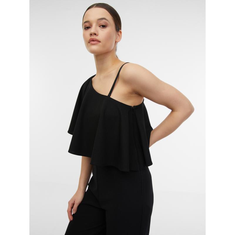 Čierny dámsky overal