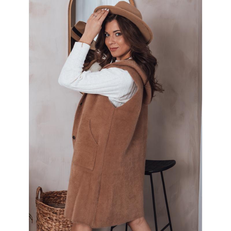 Dámska vesta ARTEMI hnedá