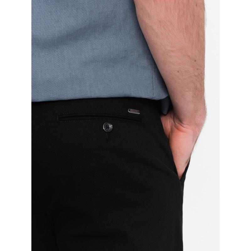 Pánske chino nohavice SLIM FIT čierne