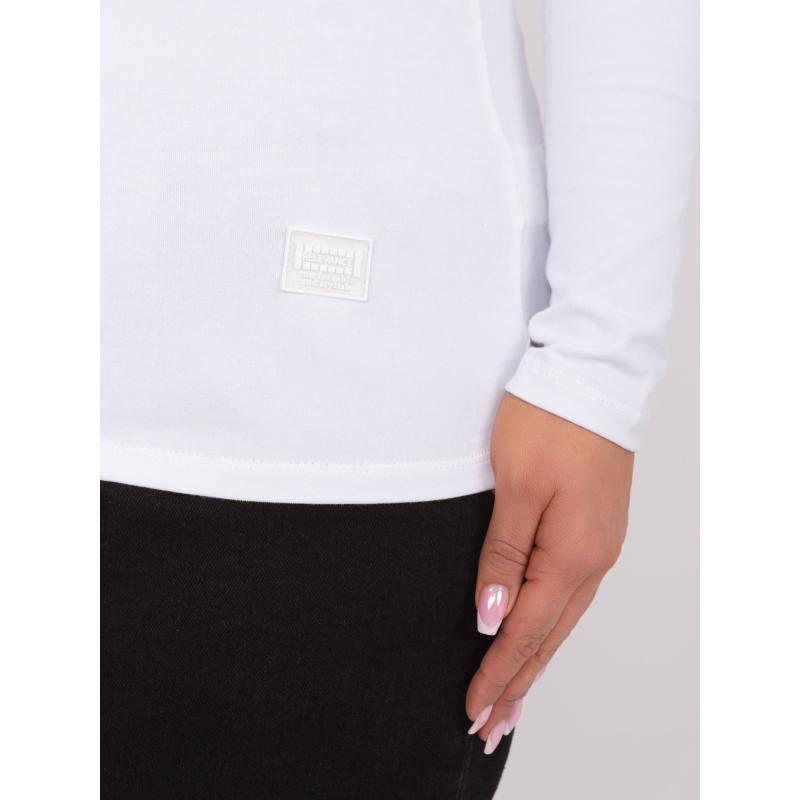 Dámská halenka s dlouhým rukávem plus size REKA bílá  
