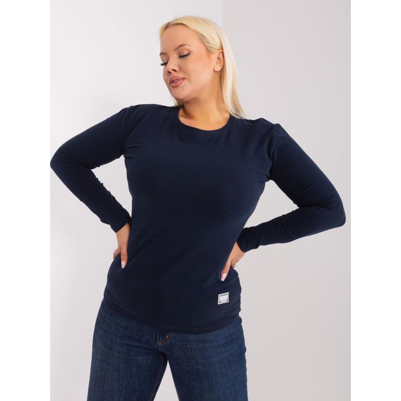 Dámská halenka námořnicky plus size ITAS modrá