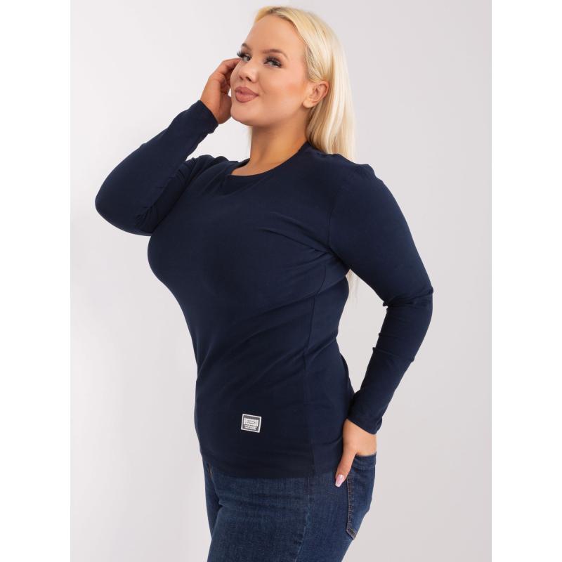 Dámská halenka námořnicky plus size ITAS modrá