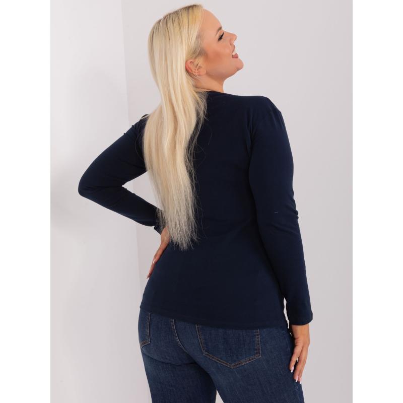 Dámská halenka námořnicky plus size ITAS modrá