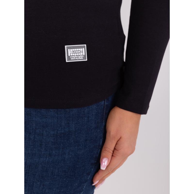 Dámská halenka s dlouhými rukávy plus size DREA černá  