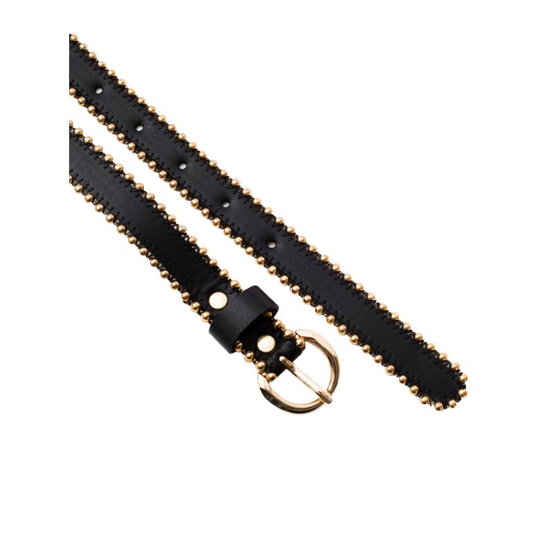 Dámský pásek s ekokůží OCH BELLA černý 