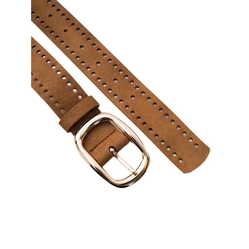 Dámský opasek z ekokůže OCH BELLA hnědý