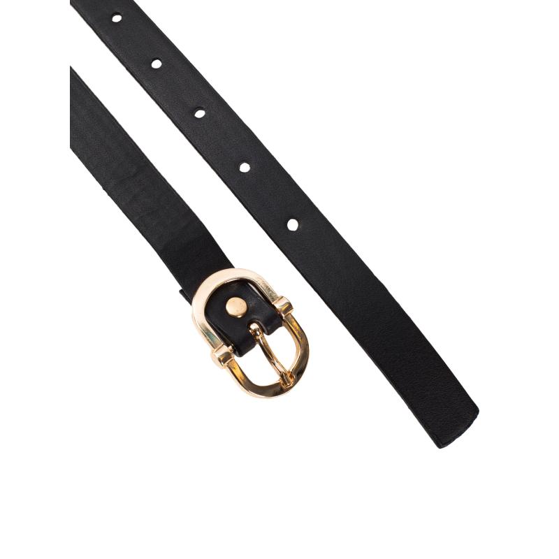 Opasek z ekokůže OCH BELLA černý