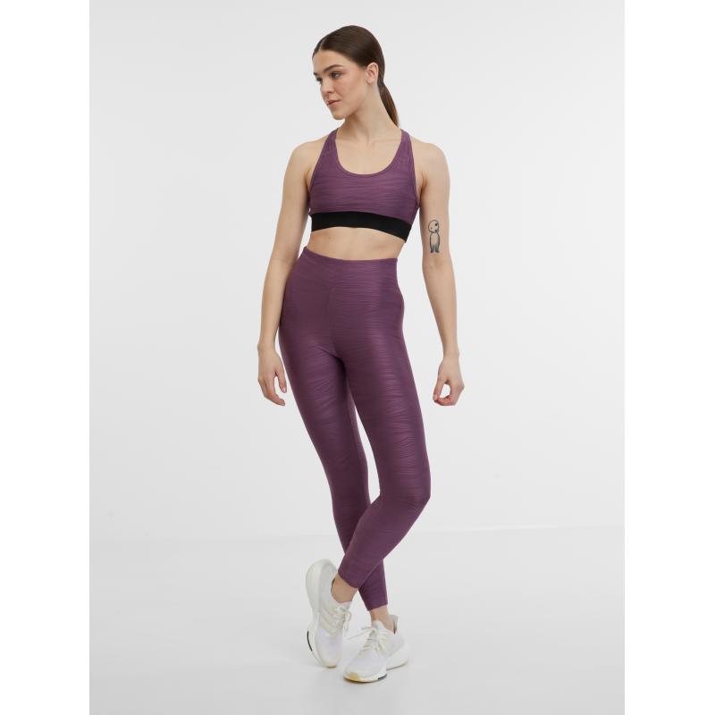 Fialová dámská sportovní podprsenka