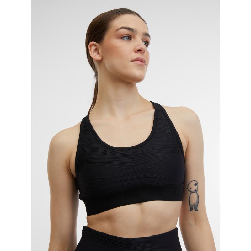 Fekete női sportmelltartó