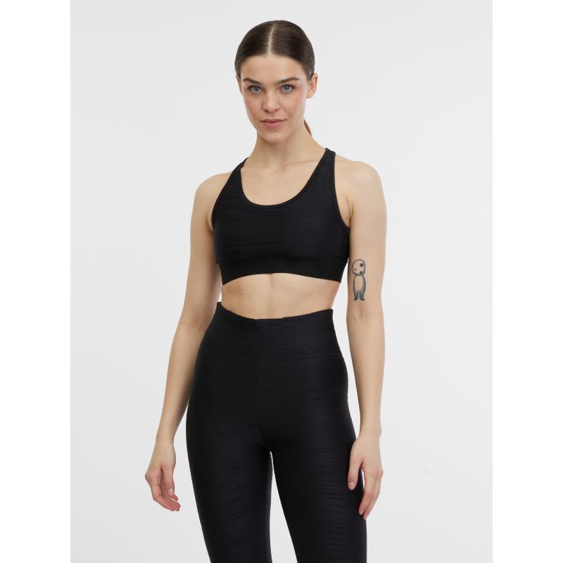 Fekete női sportmelltartó