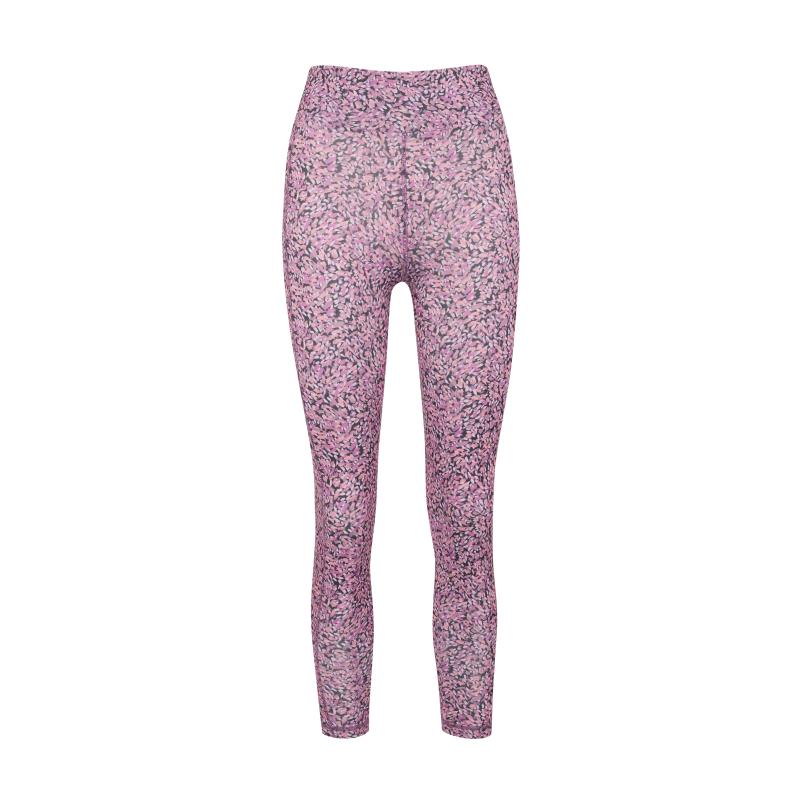 Světle fialové dámské sportovní legíny
