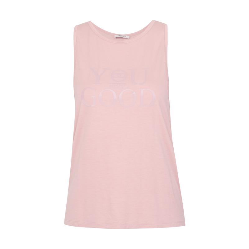 Světle růžové dámské sportovní tílko
