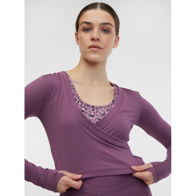 Lila női sportos felső