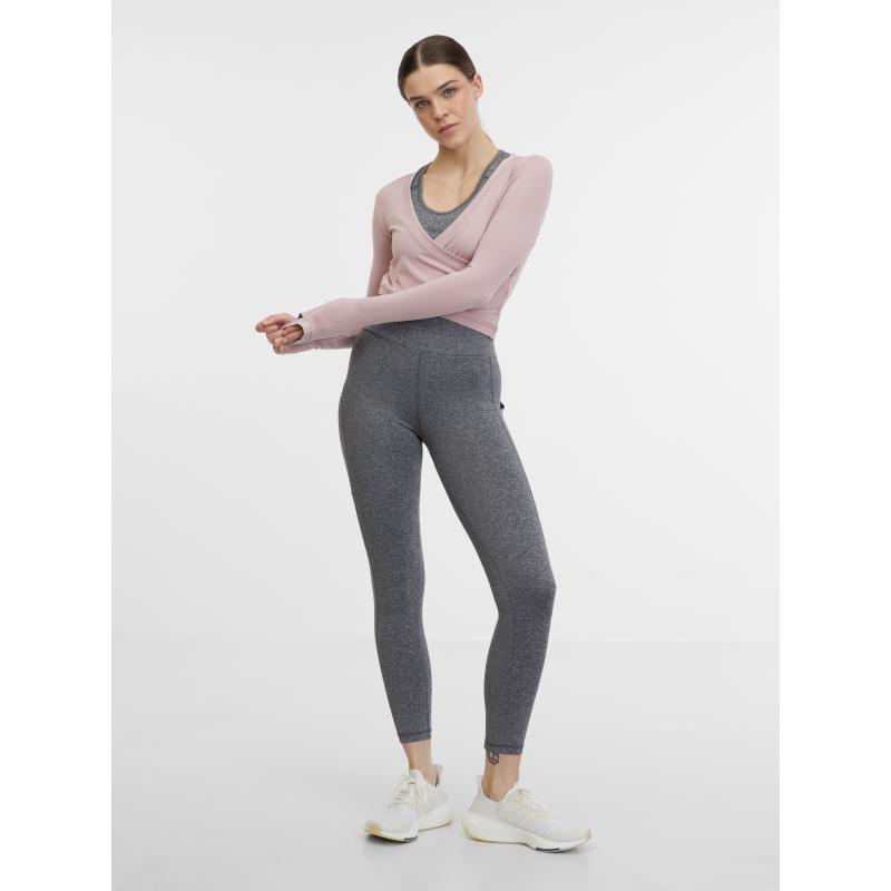 Světle růžový dámský sportovní top