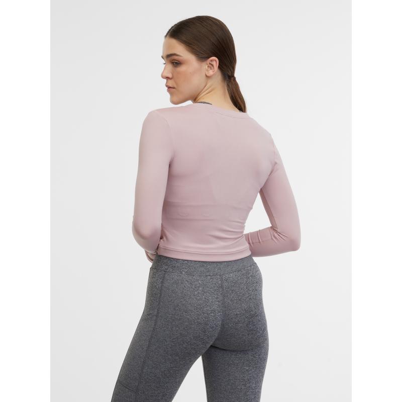 Světle růžový dámský sportovní top