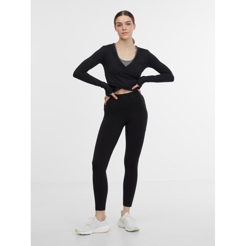 Fekete női sportos felső