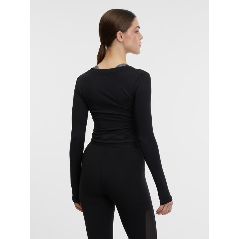 Fekete női sportos felső