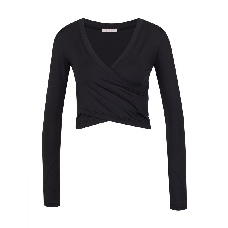 Fekete női sportos felső