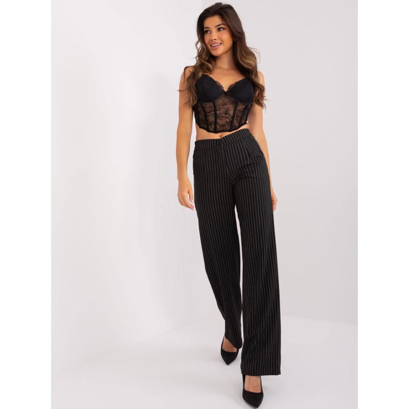 Dámské kalhoty s kapsami ATA černé 