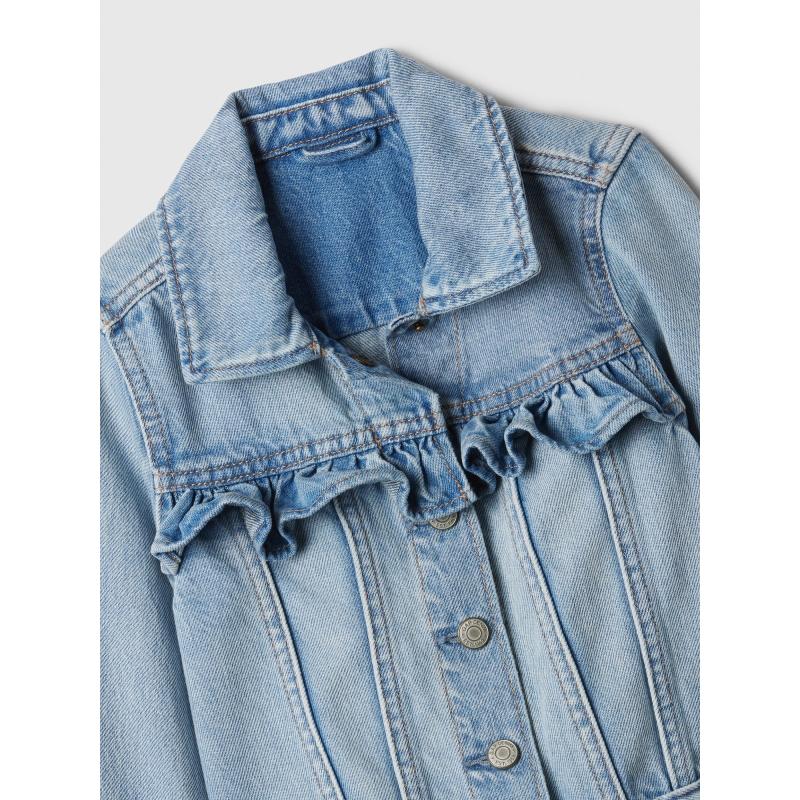 Detská džínsová bunda s logom