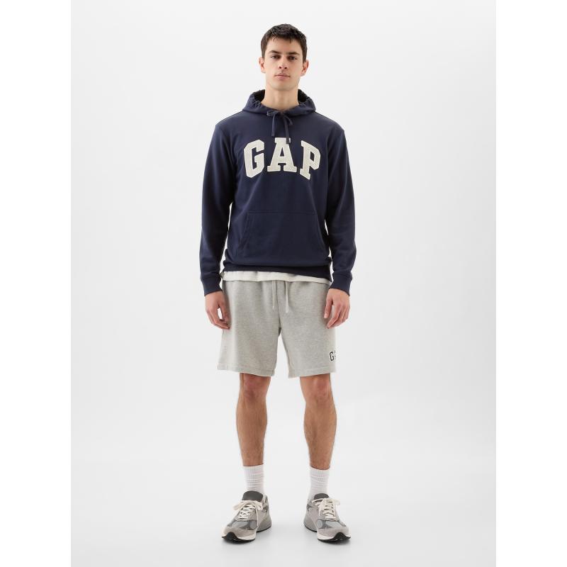 Kapucnis pulóver logóval és kapucnival